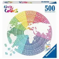 Puzzle Cerc Mandala, 500 Piese