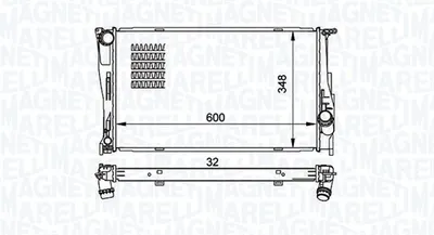 Radiator motor (Manual) potrivit BMW 1 (E81), 1 (E82), 1 (E87), 1 (E88), 3 (E90), 3 (E91), 3 (E92), 3 (E93), X1 (E84), Z4 (E89) 1.6-3.0D