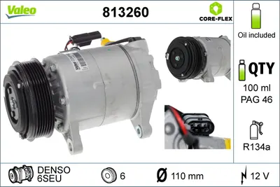 Compresor clima auto aer conditionat potrivit BMW Seria 2 (F22, F87), 2 (F23), 2 (F45), 2 GRAN TOURER (F46), 5 (F10), 5 (F11), 7 (G11, G12), X1 (F48), X2 (F39), X3 (F25), X4 (F26); MINI (F55), (F56) 1