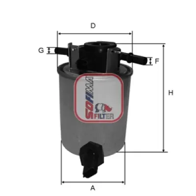 Filtru combustibil SOFIMA S 4020 NR