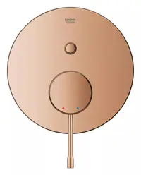 Unitate comanda dus Grohe Essence 24167DA1, aparenta, 2 iesiri, diverter, necesita valva, Cupru lucios