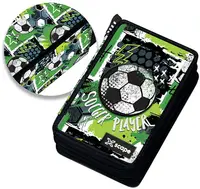 Penar cu rechizite Graffiti Xscape - Football Soccer, 2 fermoare
