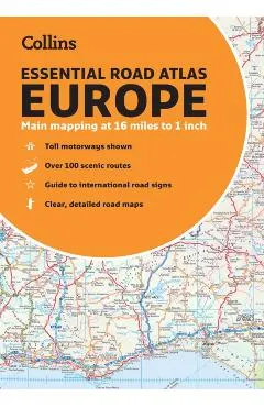 Collins Essential Road Atlas Europe