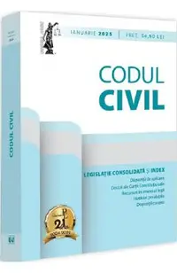 Codul civil Ianuarie 2025