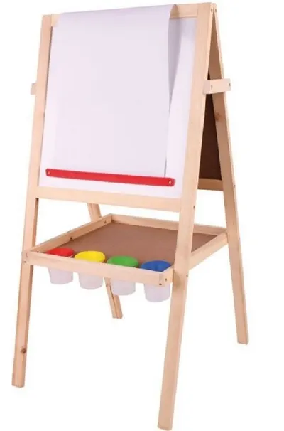 Tabla din lemn pentru desen, cu 2 fete, Bigjigs