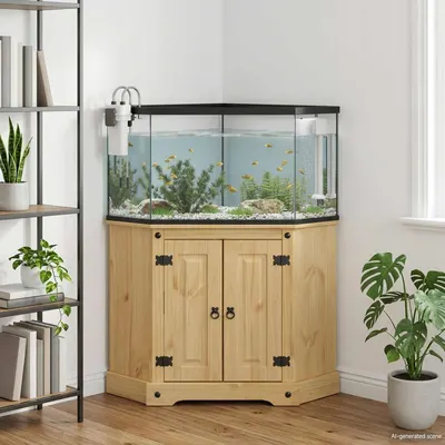 vidaXL Suport pentru acvariu CORONA Maro 70 x 70 x 73 cm 300 kg