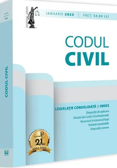 Codul civil: ianuarie 2025 - Paperback brosat - Dan Lupaşcu