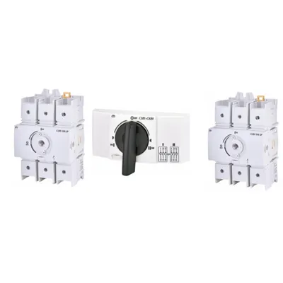 Pachet ansamblu 100A 3P comutare retea-sursa 1-0-2