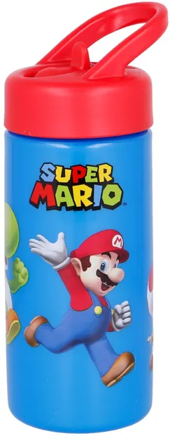 Sticlă cu pai Stor Super Mario - 410 ml