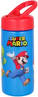 Sticlă cu pai Stor Super Mario - 410 ml