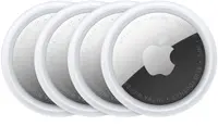 Tracker Apple AirTag (2nd Gen), 4 buc, alb/argintiu
