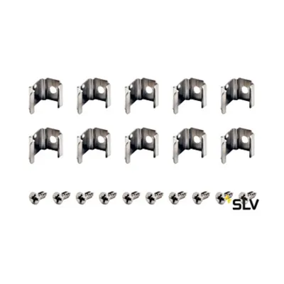Clipsuri montaj, ptr. DELF D modul luminos, 45°, 10 pcs