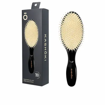 Perie păr, TB Tools For Beauty, Kashoki, alb, oval mare
