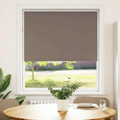 Gossi jaluza cu role opace cafea 90x150 cm latime tesatura 85,7 cm
