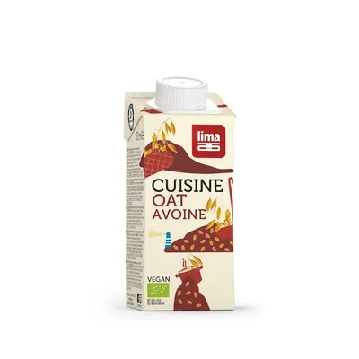 Crema de ovaz pentru gatit bio 200ml Lima