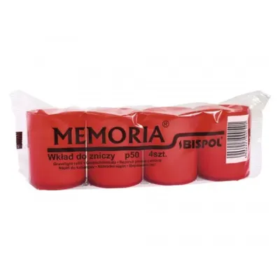 Candela Tip Rezerva Bispol, Plastic Rosu, 4 Bucati, 18 Ore