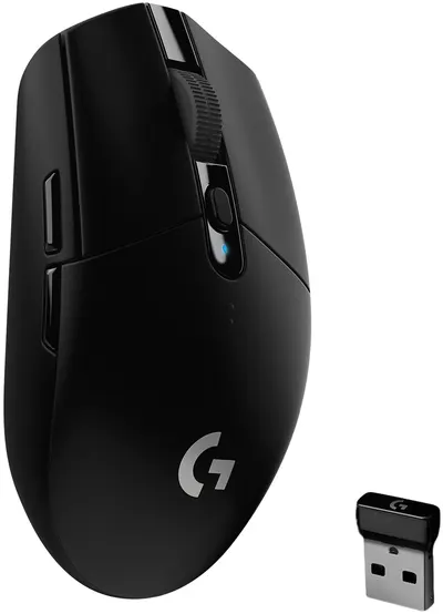 Mouse gaming Logitech - G305 Lightspeed, optic, negru