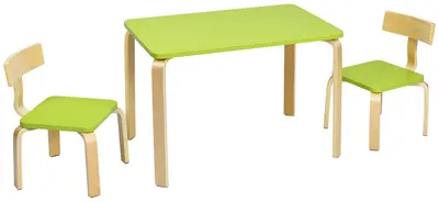 Set masa cu doua scaune Costway - Nature