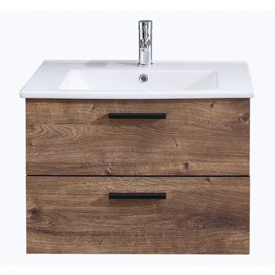 Dulap sub chiuvetă cu aspect de lemn de stejar 71x51 cm Set 374 - Pelipal