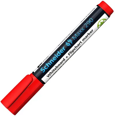 Marker pentru tabla albă Schneider Maxx 290 - 3 mm, roșu