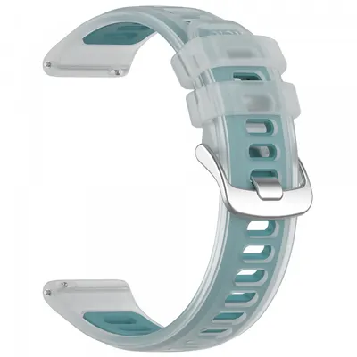 Curea Techsuit W084 pentru Samsung Galaxy Watch / Huawei Watch Series, 22mm, Turcoaz