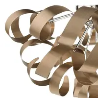 Lampa tavan Rawley 5 Light Flush Brushed Copper 60cm