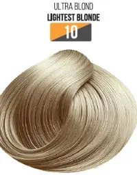 Vopsea Profesionala Fara Amoniac EVOQUE USA, Nuanta 10 Blond Ultra Deschis - Cu Ulei de Argan si 12 Aminoacizi, 100 ml - Evoque