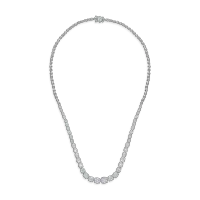 Colier din aur alb cu diamante de 4ct