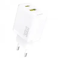 Incarcator Retea Dudao A27TEU, 30W, 3A, 1 x USB-A - 1 x USB-C, Alb
