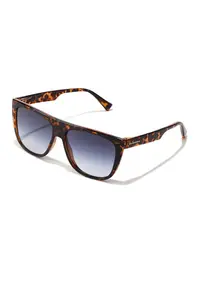 Ochelari de soare patrati unisex - Negru/Maro
