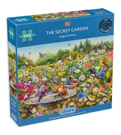 Puzzle Gibsons din 1000 de piese - Gradina sereta, Greg Giordano