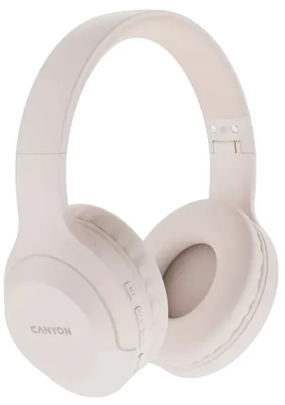 Căști wireless cu microfon Canyon - BTHS-3, bej