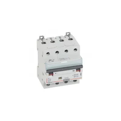 Siguranta automata cu protectie diferentiala 6000 -10 kA -4P-400 V~ -10 A -30 mA -tip A