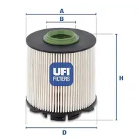 Filtru combustibil UFI 26.058.00