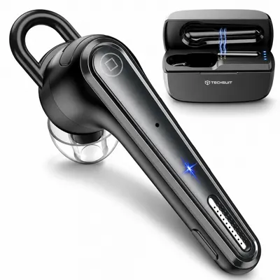 Handsfree Bluetooth Techsuit Voicera CB3, A2DP, Negru
