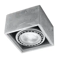 Corp de iluminat pentru tavan QUATRO 1 beton