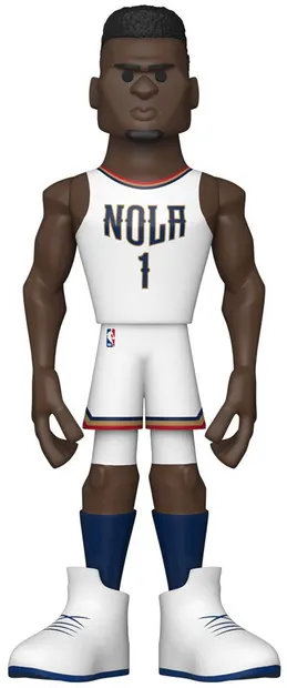 Statuetă Funko Gold Sports: Basketball - Zion Williamson (New Orleans Pelicans), 30 cm