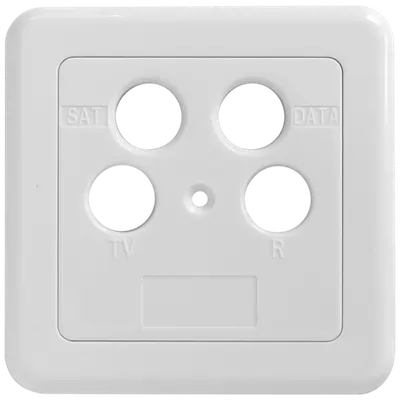 Placa SAT 4-Porturi pt. HSATD4DA--, 75x75mm, SZU 2-12