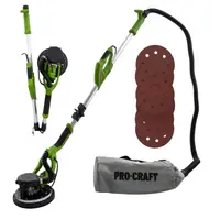 Masina de slefuit pereti girafa Procraft EX1050, 1.05 kW, 800-1750 rotatii, LED, 225 mm, sac colectare