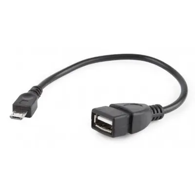 Gembird; Adapter USB Micro M la USB 2.0 F; 15 CM; "A-OTG-AFBM-03"