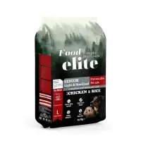 Hrana uscata pentru caini Food Elite Senior Light Sterilised cu pui orez 15 kg