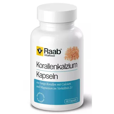 Calciu coral 600mg 80 capsule 48g Raab