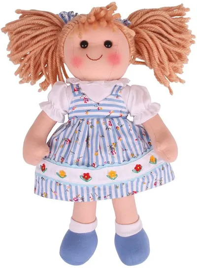 Papusa moale Bigjigs - Christine, 34 cm