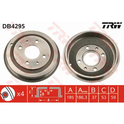 Tambur frana TRW DB4295