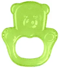 Jucărie de dentiție pentru bebeluși Vaboono - Ursuleț, verde