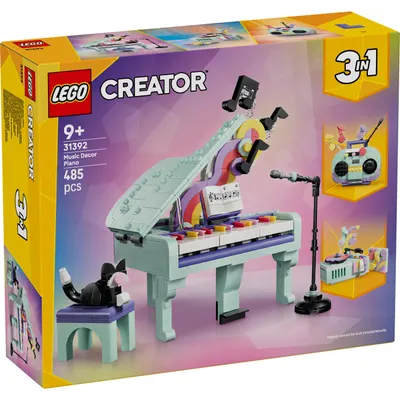 LEGO® Creator - Pian decorativ cu o pisica (31392)