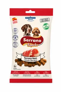 Recompense pentru caini Serrano Snacks cu sunca 100 gr
