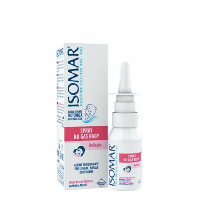 Spray nazal fara gaz cu apa de mare izotonica Baby 6+, 30ml, Isomar