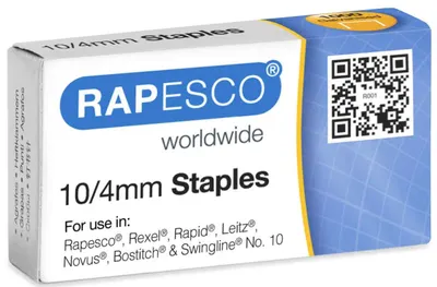 Capse Rapesco - 10/4 mm, 1000 buc.