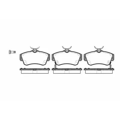 Set placute frana, frana disc REMSA 0753.02